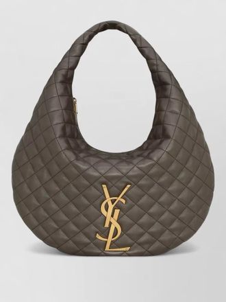 Saint Laurent large hobo shoulder bag diamond quilting