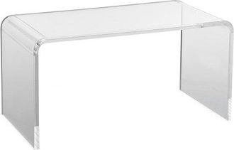 OEM Beistelltisch 813 X 401 X 414 Mm, U-f&ouml;rmiger Acryltisch Beistelltisch, Transparenter Couchtisch F&uuml;r Getr&auml;nke, Essen, Snacks, Verwendet Im Wohnzimmer, 
