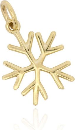 The Lovery Mini Gold Snowflake Charm