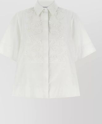 P.A.R.O.S.H. cotton embroidered shirt