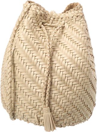 Dragon Diffusion Pompom Double Jump Leather Crossbody