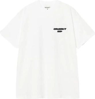 Carhartt Work in Progress White Graphic Print Logo T-Shirt