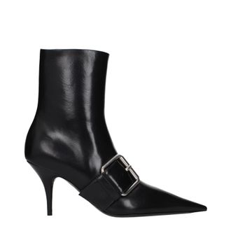 Balenciaga Damess Leren laarzen zwart