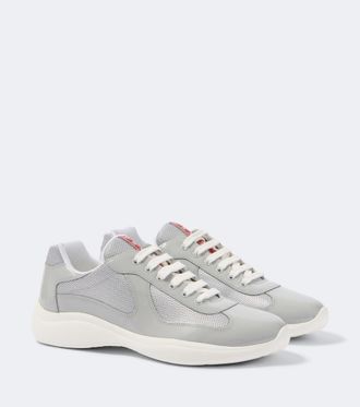 Prada Prada Americans Cup patent leather sneakers
