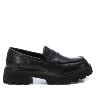 Xti Womens Casual Moccasin Shoes In Black
