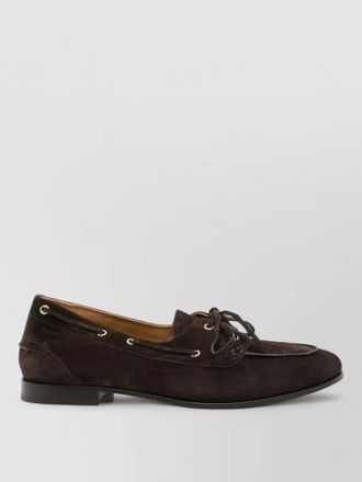 Bally leather boat shoes