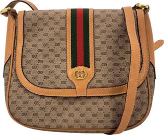 Gucci Gucci Vintage Stoffen Crossbody Tas