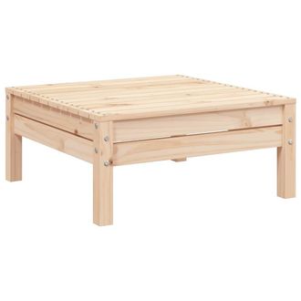 vidaXL Taburete De Jard&iacute;n Madera Maciza De Pino Vidaxl