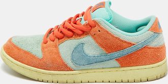 Nike Multicolor Suede Sb Dunk Noise Aqua Low Top Sneakers