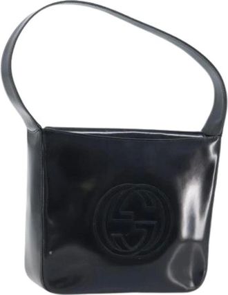 Gucci Pre-owned Shoulder Bags, female, Black, Size: ONE SIZE Pre-owned Vintage Shoulder Bag