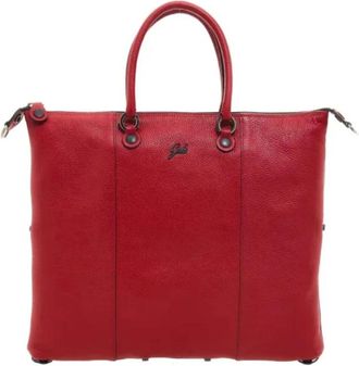 Gabs Omzetbare leren tas met meerdere stijlen - Dames - Shoppers - Rood - ONE Size - Katoen - Tassen