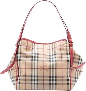 Burberry Pre-owned Shoulder Bags, female, Multicolor, Size: ONE SIZE Pre-owned Carry All Bag