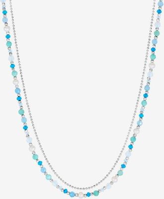 Dower & Hall Serenity Orissa Necklace in Sterling Silver at Nordstrom, Size 18