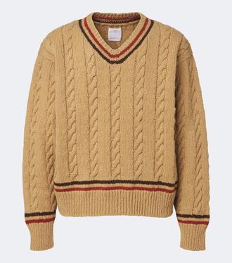 Visvim Pullover Collegia in lana e cashmere