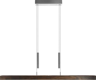 Schubiger M&ouml;bel Balkenlampe Leana Nussbaum B: 160cm