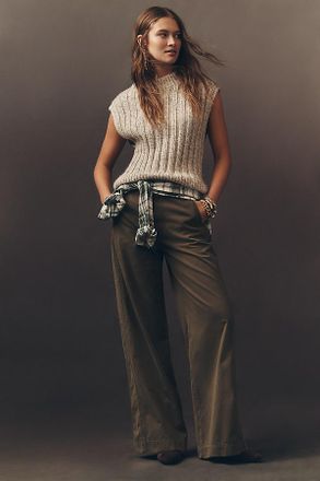 Pistola Denim Jadyn Seamed Low-Slung Palazzo Pants