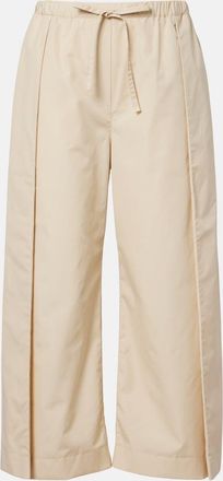 Loewe Paulas Ibiza cotton poplin cropped pants