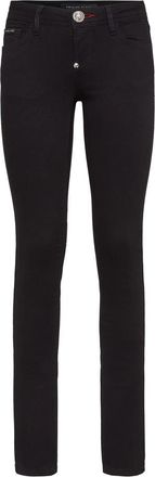 Philipp Plein Slim Fit Angel - Dames - Skinny Jeans - Zwart - W27 - Katoen - Jeans
