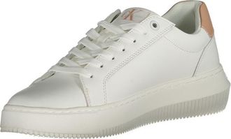 Calvin Klein Womens Monogram Lowtop Sneaker Yw0yw00038 - White - Size EU 41