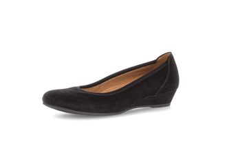 Gabor Womens Comfort Sport Closed-Toe Pumps & Heels, Black (Black Suede), 7.5 UK