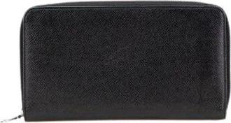 Louis Vuitton Pre-owned Wallets, male, Black, Size: ONE SIZE Pre-owned Zippy Organizer Taiga Long Wallet