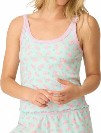 PJ Salvage Secret Garden Cami In Mint