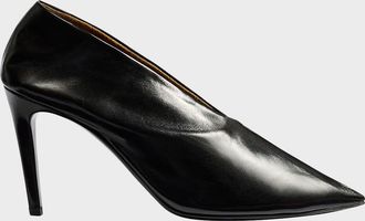 Khaite 85mm Miriam Leather Pumps