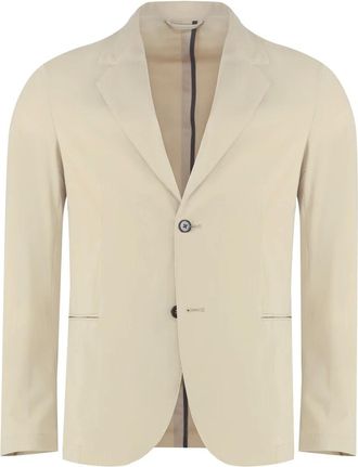 THE (ALPHABET) Jassen, Heren, Beige, M, Single-breasted twee-knoop jasje