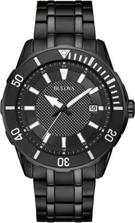 Bulova Bracelet Watch, 43mm in Black at Nordstrom Rack
