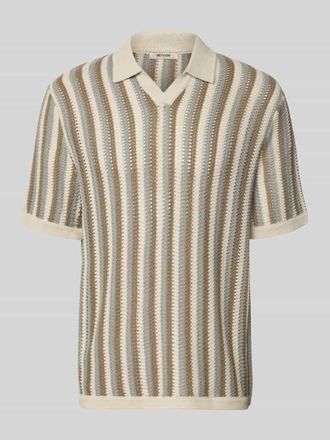 Only & Sons Regular Fit Poloshirt aus Baumwoll-Mix Modell THUE in Hellbraun, Gr&ouml;&szlig;e XXL