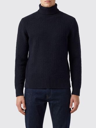 Circolo 1901 Wool Turtleneck Jumper with Ribbed Collar and Cuffs