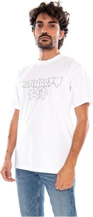 Carhartt Work in Progress S/S Blinkerfluid T-Shirt - Heren - Tops - Wit - Maat: XL Katoen