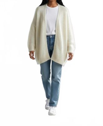 Elan Rock & Love Cardigan In Cream