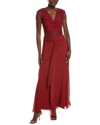 Issue New York Issue New York Solid Silk Shell Gown