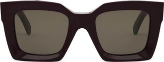 Celine Sunglasses Cl40130 I 69 E Bordeaux/Brown Unisex