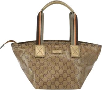 Gucci Pre-owned Vintage Tote Bag - Dames - Vintage Shopper - Bruin - ONE Size - Vintage