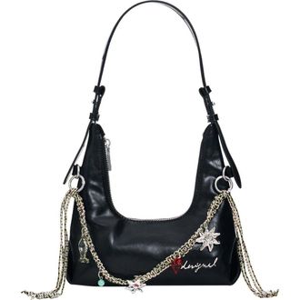 Desigual Mini Charm Bag in Black at Nordstrom