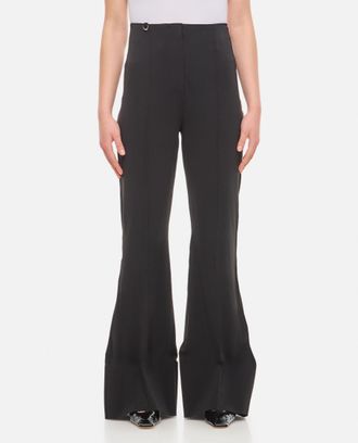 Jacquemus Black Apollo flared tousers