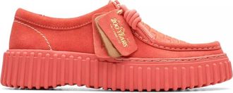 Clarks Rode veterschoen voor dames - Dames - Veterschoenen - Rood - 39 1/2 EU - Su&egrave;de - Schoenen