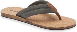 Sperry Top-Sider Porto Flip Flop in Dark Khaki/Natural at Nordstrom Rack, Size 10