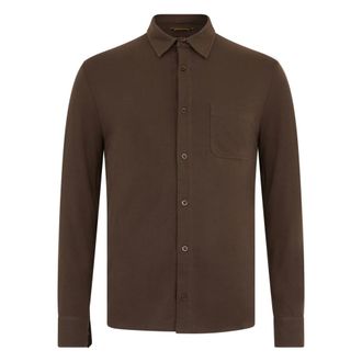 Moorer Elegant Long Sleeve Shirt - male - Moorer - Casual Shirts - Brown - 6XL - Shirts