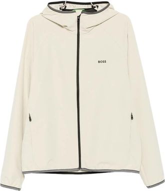 HUGO BOSS Logo-motif Hooded Jacket
