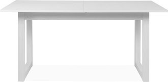 Calicosy Mesa de comedor extensible L160-200 cm - Blanco