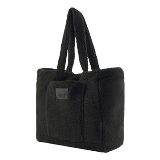 Puma (WMNS) PUMA Core Sherpa Tote Bag Black 079163-01