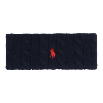 Polo Ralph Lauren Accessories, female, Blue, ONE SIZE, Cable-Knit Wool-Cashmere Headband