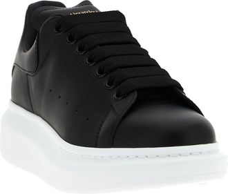 Alexander McQueen Womens Bicolor Bovine Leather Low Top Sneakers