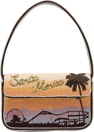 Staud Womens Tommy Shoulder Bag Beige Other