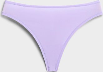 Miiyu Womens Ultra-soft stretch high-cut thong Recycled nylon