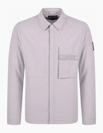 Marshall Artist Mens Marshall Artist Woodvale Overshirt Light Rose - Purple - Size: 42/Regular