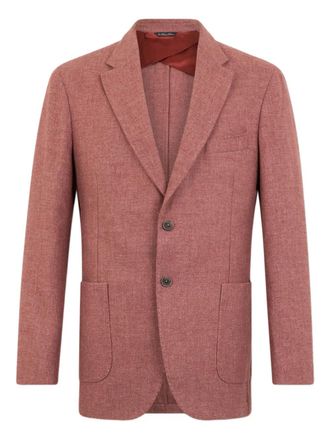 Brooks Brothers Trui met visgraatpatroon - Rood